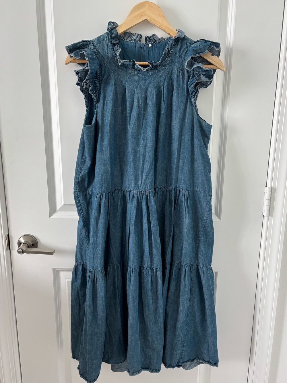 Sea | Denim Chambray Dress Size 8